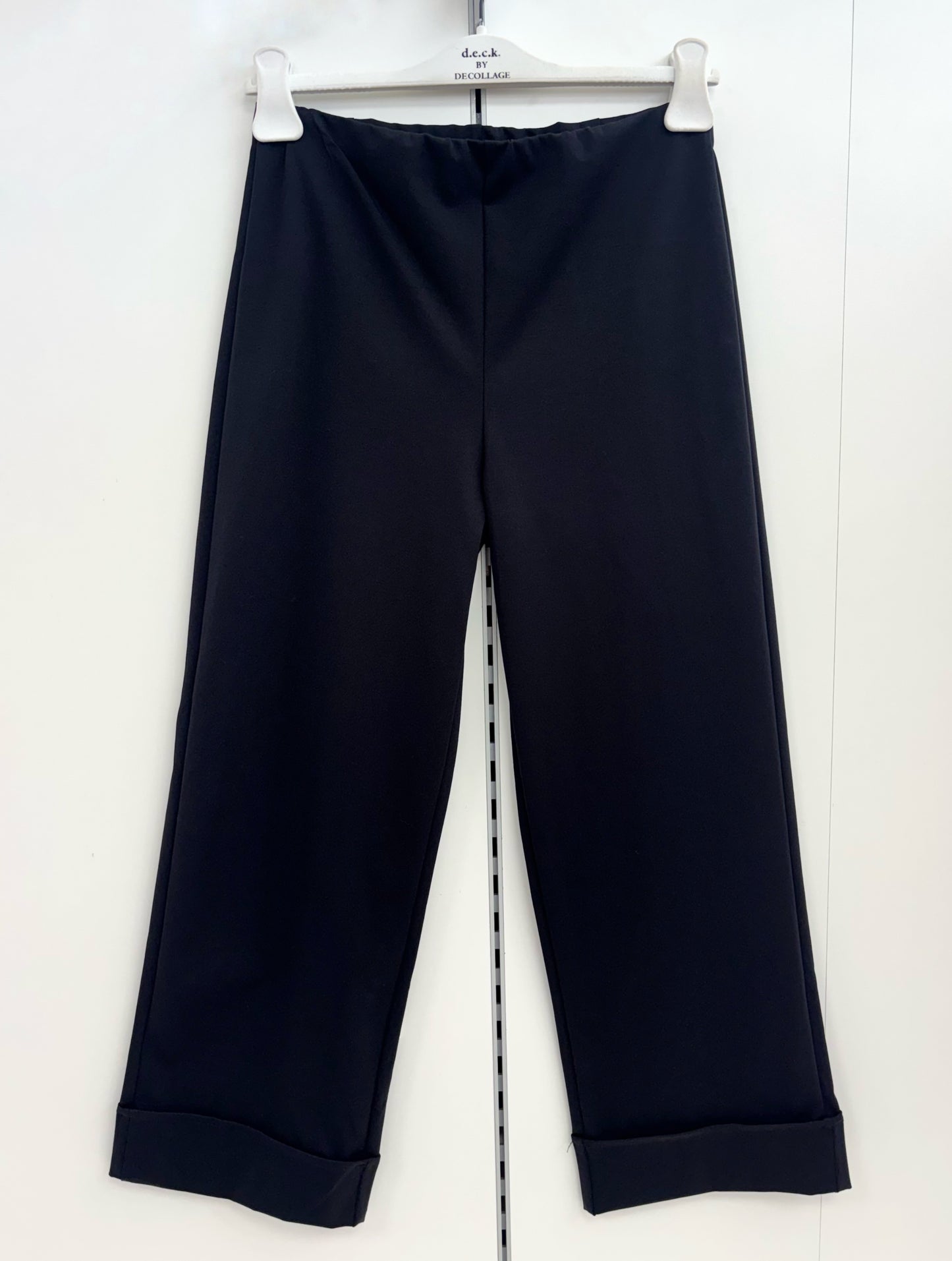 Cropped Turn-Up Trousers