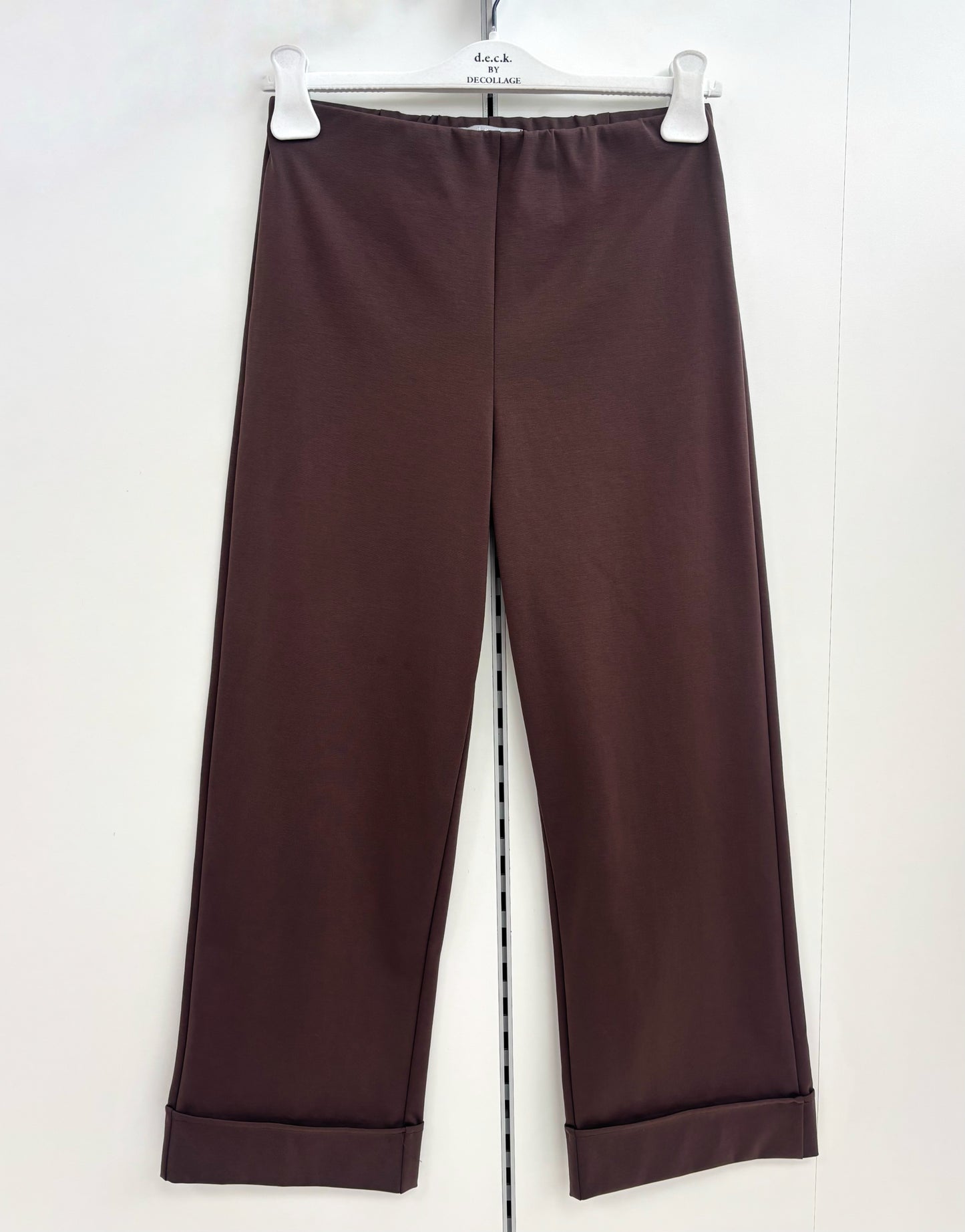 Cropped Turn-Up Trousers