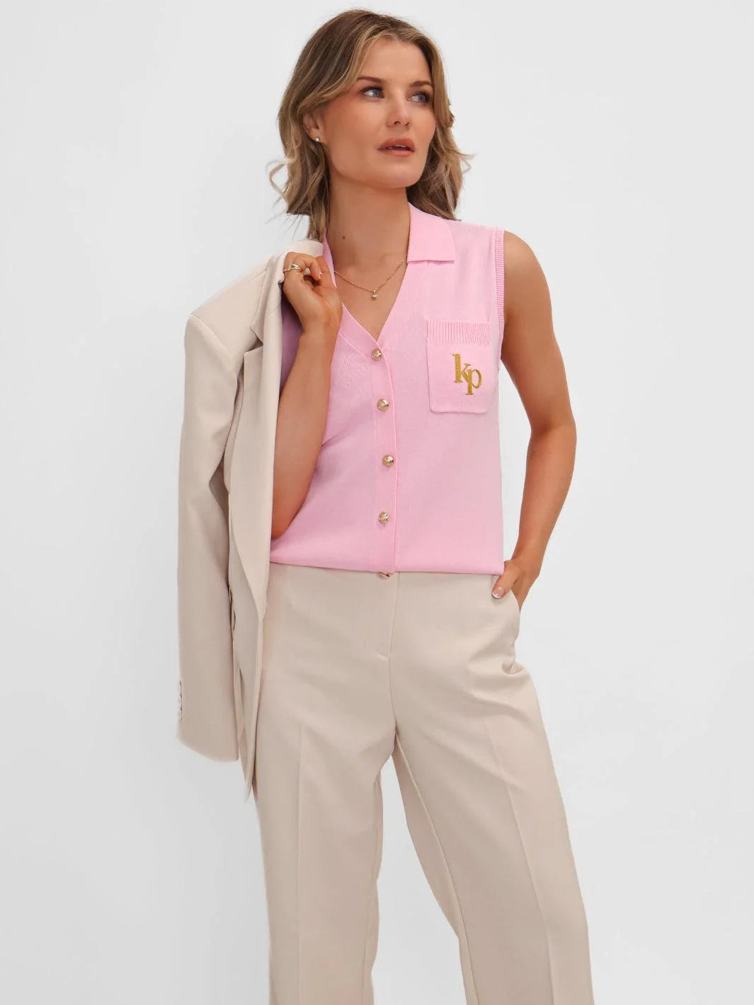 Scarlett Knit Waistcoat