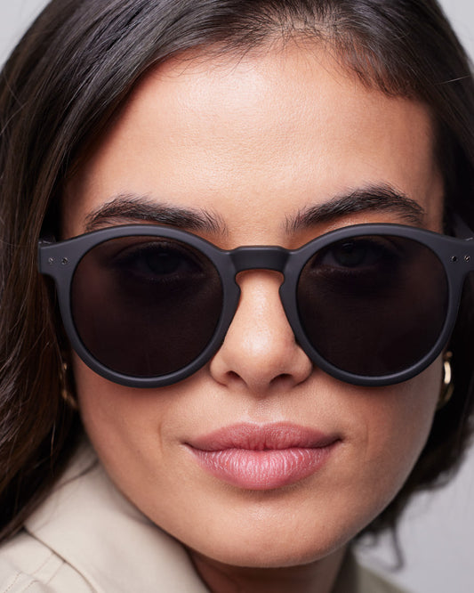 Black Oversized unisex sunglasses